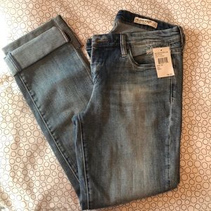Blanknyc deep cuff straight jeans